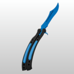 Counter Strike Butterfly Knife Kelebek Bıçağı Mavi