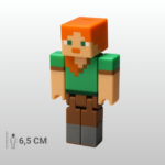 Minecraft Alex Hareketli Eklemli Figür