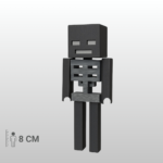 Minecraft Siyah Skeleton İskelet Hareketli Eklemli Figür