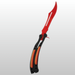 Counter Strike Butterfly Knife Kelebek Bıçağı Kırmızı-Siyah