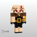 Minecraft Piglin Brute Hareketli Eklemli Figür