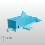 Minecraft Dolphin Yunus Hareketli Eklemli Figür