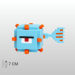 Minecraft Guardian Gardiyan Hareketli Eklemli Figür