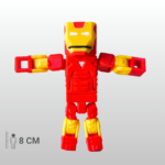Minecraft İron Man Tony Stark ironman Hareketli Eklemli Figür