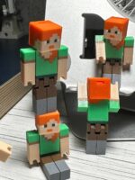 Minecraft Alex Hareketli Eklemli Figür - Görsel 2