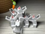 Minecraft Rabbit Beyaz Tavşan Hareketli Eklemli Figür - Görsel 5
